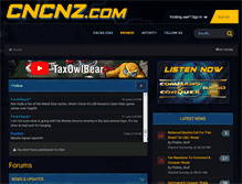 Tablet Screenshot of forums.cncnz.com